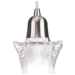 Netlighting Alaska Square Pendant 1 Light L1SGU10 Satin Nickel in Grey - thumbnail 5