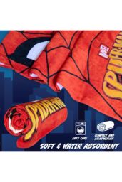 Disney Spiderman Beach Towel in Red - thumbnail 4