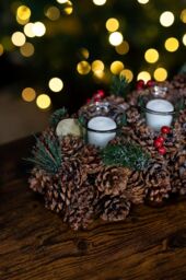 Marco Paul Tealight Candles with Frosty Glass Candle Holder in Natural - thumbnail 5
