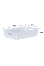 Wham Plastic Studio Basket 4.01 Rectangular in White - thumbnail 4