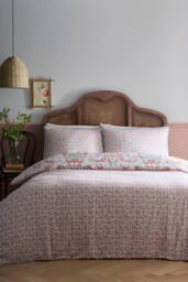 Appletree 'Floral Damask' 100% Cotton Duvet Cover Set - Size: Double - thumbnail 4