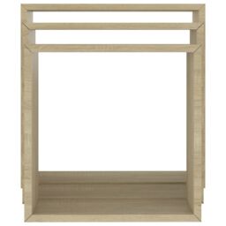 Berkfield Home Wall Cube Shelves 3 pcs Sonoma Oak in Brown - thumbnail 5