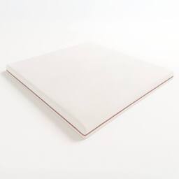 The White Stone Memory Foam Mattress Topper, 5cm Hypoallergenic in White - Size: EU Single - thumbnail 1