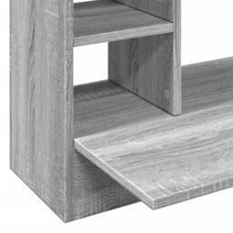 Berkfield Home Modern Wall-Mounted Desk Grey Sonoma 105x48x75 cm Engineered Wood - Size: 105 x 48 x 75 cm - thumbnail 8