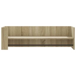 Berkfield Home Wall Shelf Sonoma Oak 100x35x30.5 cm Engineered Wood in Brown - thumbnail 4