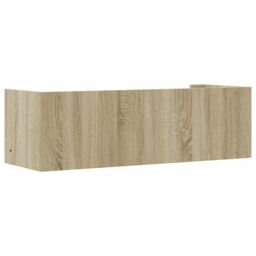Berkfield Home Wall Shelf Sonoma Oak 100x35x30.5 cm Engineered Wood in Brown - thumbnail 6
