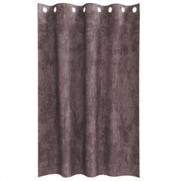 Berkfield Home Velvet Curtains 2 pcs with Eyelets Brown 175x140 cm - thumbnail 3