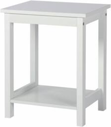 SPOT ON DEALZ White Bedside Table 2 Tier Nightstand with Storage Shelf - thumbnail 6