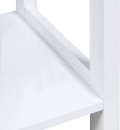 SPOT ON DEALZ White Bedside Table 2 Tier Nightstand with Storage Shelf - thumbnail 7