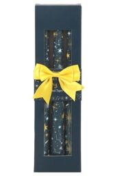 KDMD Set of 3 Starry Night Taper Candles in Teal - thumbnail 2