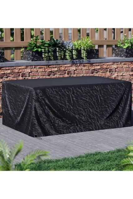 Home Discount Garden Vida Outdoor Furniture Cover UKFR Fabric 170 x 113 x 71 cm in Black - image 1