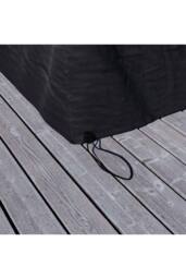 Home Discount Garden Vida Outdoor Furniture Cover UKFR Fabric 170 x 113 x 71 cm in Black - thumbnail 5