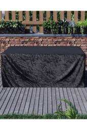 Home Discount Garden Vida Outdoor Furniture Cover UKFR Fabric 170 x 113 x 71 cm in Black - thumbnail 3