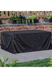 Home Discount Garden Vida Outdoor Furniture Cover UKFR Fabric 170 x 113 x 71 cm in Black - thumbnail 1