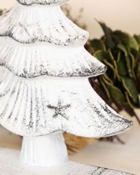 Dibor Set of 2 Cast Iron White Decorative Christmas Stocking Holders - Size: 2 Pack - thumbnail 5