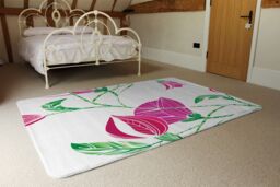 Benjamin Tate Design Tulips Designer Rug in Natural - Size: Large - thumbnail 3
