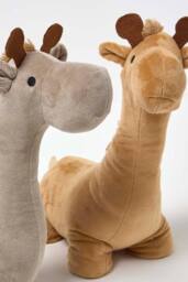 Homescapes Luxury Fabric Giraffe Doorstop Set of 2 in Brown - thumbnail 4