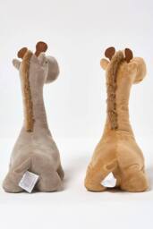 Homescapes Luxury Fabric Giraffe Doorstop Set of 2 in Brown - thumbnail 3