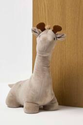 Homescapes Luxury Fabric Giraffe Doorstop Set of 2 in Brown - thumbnail 5