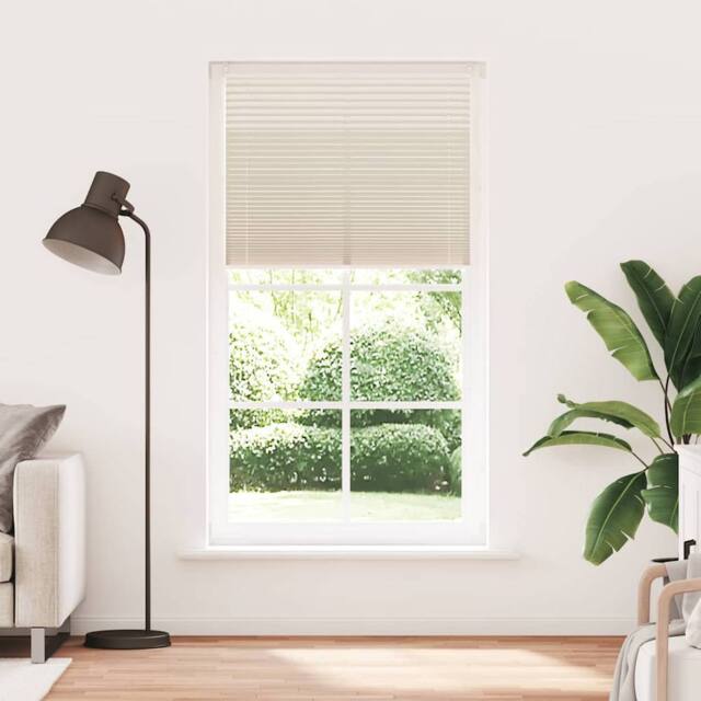 Berkfield Home Plisse Blind 100x200cm Cream - Size: 100x200 cm - image 1