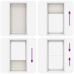 Berkfield Home Plisse Blind 100x200cm Cream - Size: 100x200 cm - thumbnail 6