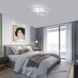 Pheashine Bright LED Acrylic Ceiling Light 40.5cm x 19.5cm x 7.5cm 6500K in White - Size: 40.5 cm x 19.5 cm x 7.5 cm - thumbnail 5