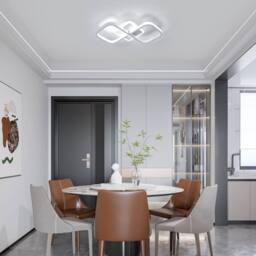 Pheashine Bright LED Acrylic Ceiling Light 40.5cm x 19.5cm x 7.5cm 6500K in White - Size: 40.5 cm x 19.5 cm x 7.5 cm - thumbnail 6