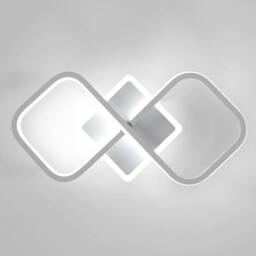 Pheashine Bright LED Acrylic Ceiling Light 40.5cm x 19.5cm x 7.5cm 6500K in White - Size: 40.5 cm x 19.5 cm x 7.5 cm - thumbnail 1