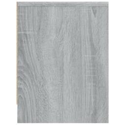 Berkfield Home Bedside Cabinet Grey Sonoma 40x30x40 cm Engineered Wood - Size: 40 x 30 x 40 cm - thumbnail 5