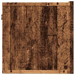 Berkfield Home TV Cabinets Wall-mounted 2 pcs Old Wood 80x30x30 cm in Brown - Size: 80 x 30 x 30 cm - thumbnail 6