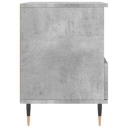 Berkfield Home Bedside Cabinet Concrete Grey 40x35x50 cm Engineered Wood - Size: 40 x 35 x 50 cm - thumbnail 7