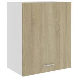 Berkfield Home Hanging Cabinets 2 pcs Sonoma Oak 50x31x60 cm Engineered Wood in Light Brown - Size: 50 x 31 x 60 cm - thumbnail 7