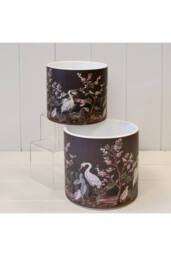 KDMD Grey & Multicolour Traditional Stork Pot - thumbnail 3