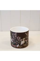 KDMD Grey & Multicolour Traditional Stork Pot - thumbnail 1