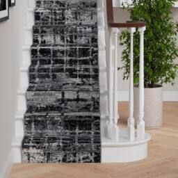Kukoon 3ft - 39ft Grey Mottled Stair Carpet Long Hallway Runner Rug - Size: 70 cm x 7310 cm
