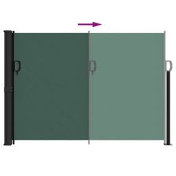 Berkfield Home Retractable Side Awning Dark Green 140x300 cm - thumbnail 5