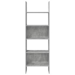 Berkfield Home Book Cabinet Concrete Grey 60x35x180 cm Engineered Wood - Size: 60 x 35 x 180 cm - thumbnail 5