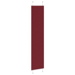 Berkfield Home Pleated Blind Bordeaux Red 45x200 cm Fabric Width 44.4 cm Polyester - thumbnail 4