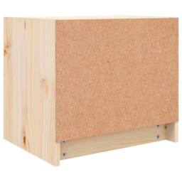 Berkfield Home Beautiful Bedside Cabinet 40x31x35.5 cm Solid Wood Pine in Light Tan - thumbnail 8