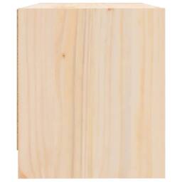 Berkfield Home Beautiful Bedside Cabinet 40x31x35.5 cm Solid Wood Pine in Light Tan - thumbnail 7
