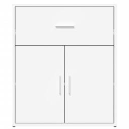 Berkfield Home Sideboard White 60x31x70 cm Engineered Wood - Size: 60 x 31 x 70 cm - thumbnail 5