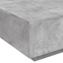 Berkfield Home Modern Coffee Table Concrete Grey 80x80x31 cm Engineered Wood - Size: 80 x 80 x 31 cm - thumbnail 8