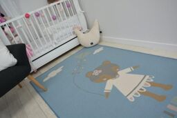RugsX Loko Rug in Blue - Size: 160 cm x 220 cm - thumbnail 4