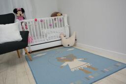 RugsX Loko Rug in Blue - Size: 160 cm x 220 cm - thumbnail 2