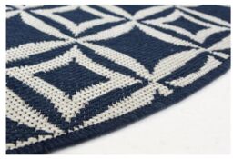 THE RUGS County Collection Geo Indoor/Outdoor Rugs - 11419A in Blue - Size: 67 cm x 200 cm - thumbnail 3
