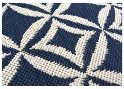 THE RUGS County Collection Geo Indoor/Outdoor Rugs - 11419A in Blue - Size: 67 cm x 200 cm - thumbnail 4