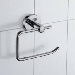 Showerdrape Modernity Chrome Stainless Steel Wall Mounted 3 Piece Bathroom Accessory Set in Silver - thumbnail 4
