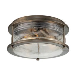 Netlighting Kichler Ashland Bay Outdoor Decorative Flush Burnished Bronze IP44 in Brown - thumbnail 1