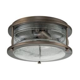 Netlighting Kichler Ashland Bay Outdoor Decorative Flush Burnished Bronze IP44 in Brown - thumbnail 2