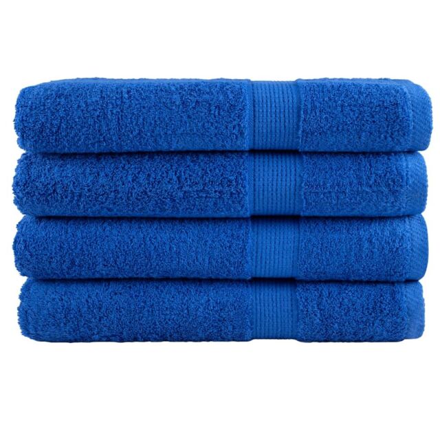 Berkfield Home Premium Sauna Towels SOLUND 4pcs Blue 80x200cm 600gsm - image 1